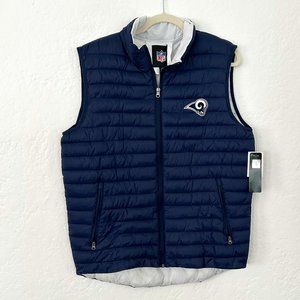 RAMS Puffer Vest Size LARGE *WITH TAGS*